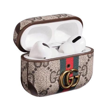 cuffie bluetooth gucci|gucci beige airpod case.